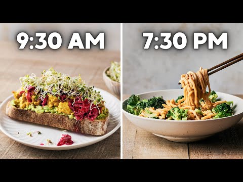 24 hours of healthy vegan meals (easy & high protein)