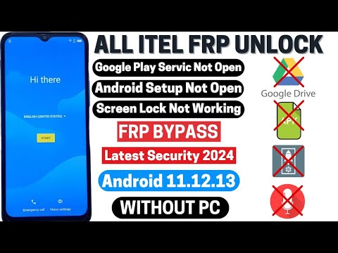 All Itel Frp Bypass 2024 /A49/A58/A70/A661L/A661W/A665L EASY METHOD Android 11/12/13 Without PC