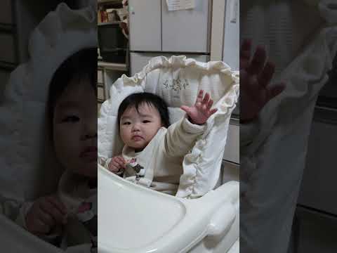 最近できるようになった「は～い」【271Days】 #baby