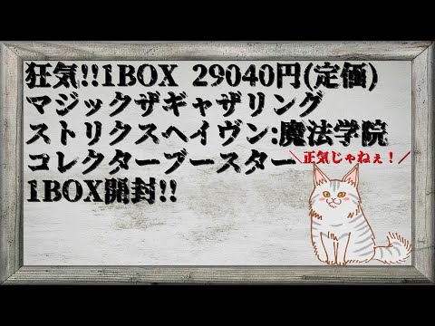 【マジックザギャザリング】最初で最後の挑戦！ストリクスヘイヴン コレクターブースター 1BOX開封！【MTG】