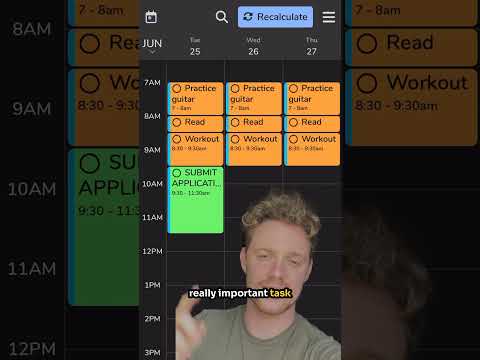 Automatic Scheduling Just Got Even Easier! #shorts #timeblocking