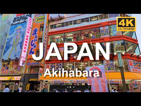 Exciting Akihabara, Tokyo's Electric Town | Shopping anime, manga, and gaming | 4K Walking tour