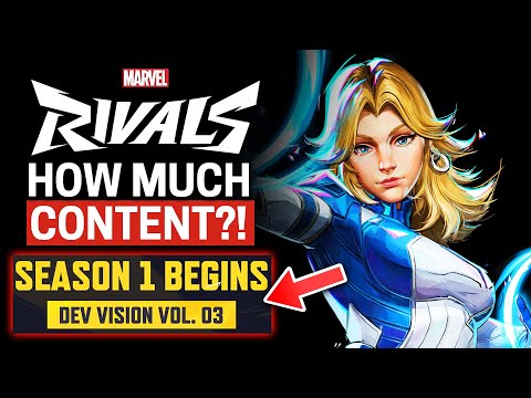 Marvel Rivals Season 1 Begins Dev Vison is INSANE... 4 Heroes, 3 Maps, GIANT Battle Pass...