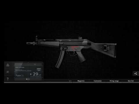 【游戏枪】 H&K MP5A4 【冲锋枪型】 当初被人们看不好的完美复杂战区金典枪。