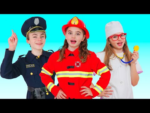 Jobs Career & Professions Song | Nick and Poli - Nursery Rhymes & Kids Songs