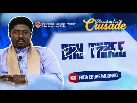 FRUITFUL SUNDAY - MIRACULOUS END CRUSADE (FINALE) WITH FR EBUBE || 8TH DECEMBER 2024