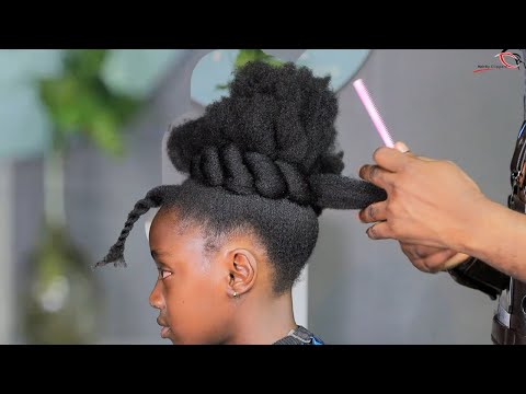 The Quickest Method For  KIDS Natural Hair Styling. Very Detailed Tutorial.