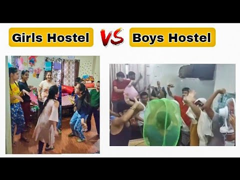 Girls Vs Boys Hostel 😂🤣 #memes