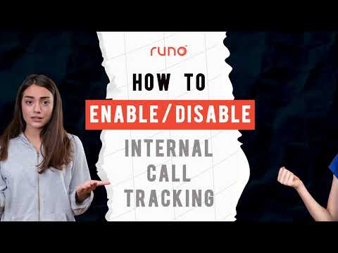 How to enable/disable internal call tracking | Mobile App | Runo