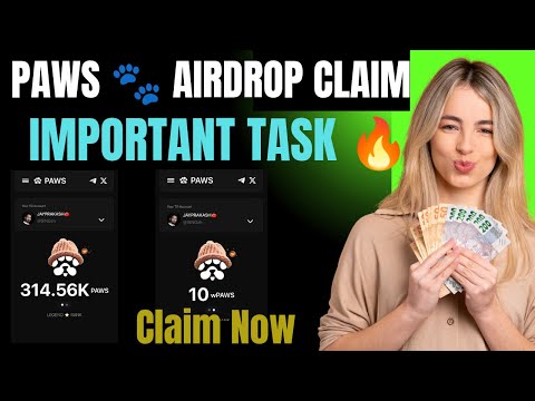 PAWS Airdrop Verification 🔥 How to Verify PAWS Account || PAWS Airdrop Connect Solana Wallet |#PAWS