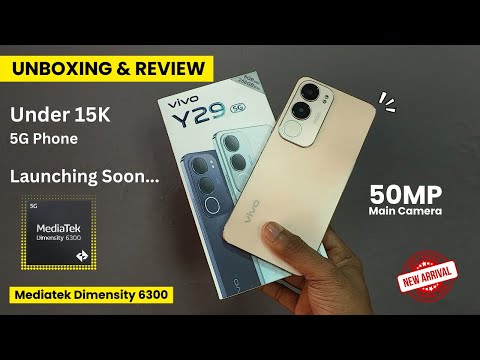 Vivo Y29 5G - Unboxing & Review - 5500mAh Battery - Launching soon... 🔥