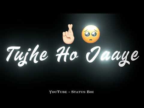 Main Ishq Likhu Tujhe Ho Jaye ✍🏻❤️🥀 Black Screen WhatsApp Status 🥀| Ishq Song Black Screen Status 🖤