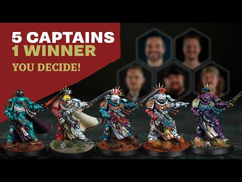 Who Can Paint the Best Space Marine Captain?