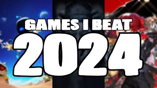 The Games I Played in 2024