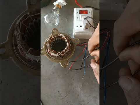 mini Exhaust fan winding check series Testing # mini cooler motor winding check series board#shorts