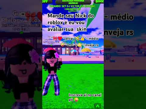 Manda seu Nick do Roblox #roblox #foryou #linda #nick