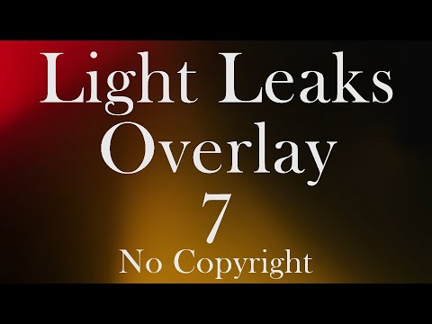 Cinematic Light Leak Overlays | Light Leaks | Full HD | 1920 X 1080 | Stock Video  | LL7