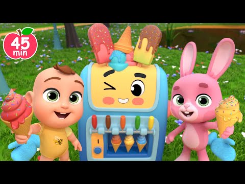 The Ice Cream Machine gives Ice Cream! | Good Manners Song by Lalafun Nursery Rhymes & Kids Songs