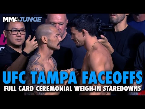 UFC on ESPN 63 Full Fight Card Faceoffs | Ceremonial Weigh-Ins | UFC Tampa