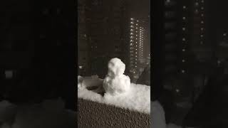 長崎も大雪〜☃️