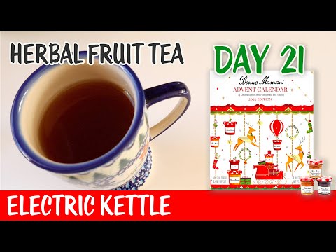 Day 21 Bonne Maman Advent Calendar 2022 | Herbal Fruit Tea | Electric Kettle