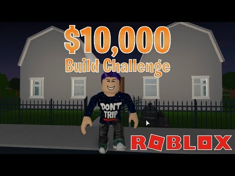 $10,000 House Build Challenge in Bloxburg!