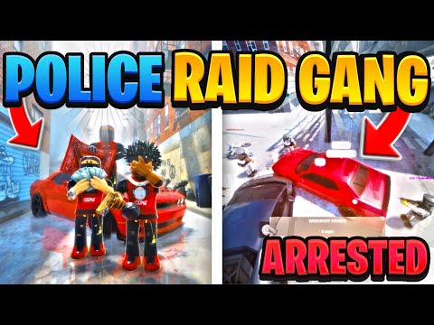 THE POLICE RAIDED MY GANG IN THIS NEW BRONX ROBLOX HOOD GAME