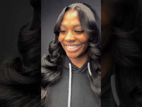 FRONTAL INSTALL W/ CURLS STYLED WITH BABY HAIR #shorts #viral #hair #beauty #explore #fyp