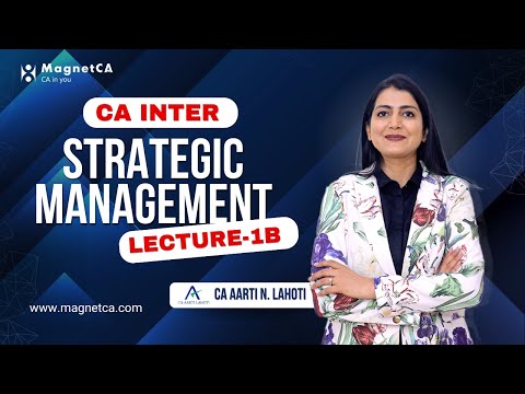 CA Inter SM Lecture:1B by CA Aarti N. Lahoti Ma'am(Unlock the secrets of SM).