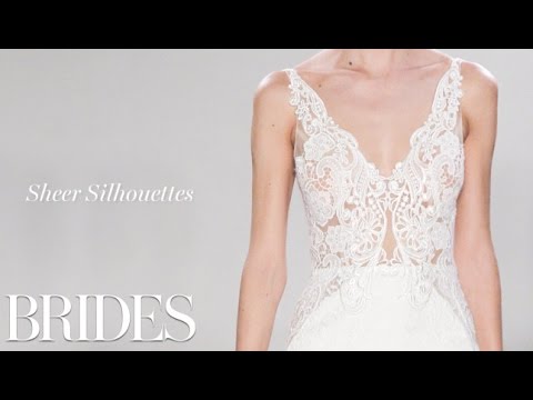 Fall 2016 Wedding Dress Trend: Sheer Silhouettes