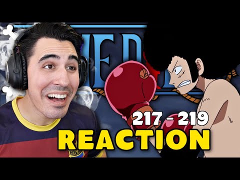 AFRO LUFFY | One Piece Reaction Episode 217 - 219