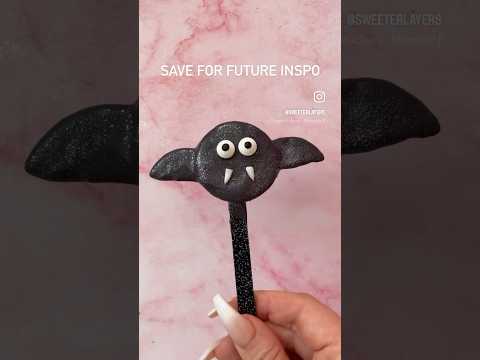 Halloween Bat Cake Pop