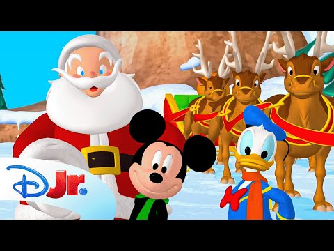 Mickey Mouse Meets Santa Claus 🎅| Mickey Mouse Clubhouse | @disneyjr