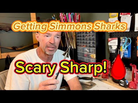 How To Get Simmons Shark Broadheads Scary Sharp!