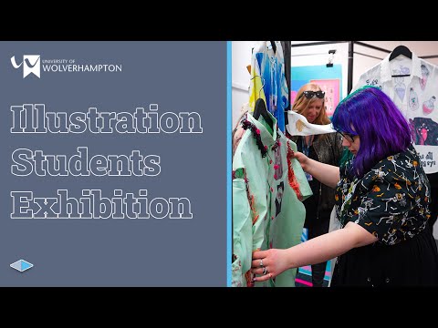 Illustration Students Exhibition | Juxtaposition and 48 Hour Project