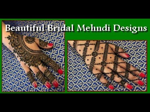 Beautiful Bridal Mehndi Designs for Wedding Day