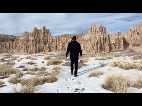 PIOCHE AND CATHEDRAL GORGE - a study in contrasts!