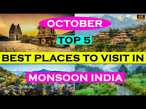 5 Best Places To Visit In October In India |  October Trip Plan | October Tour Plan #october