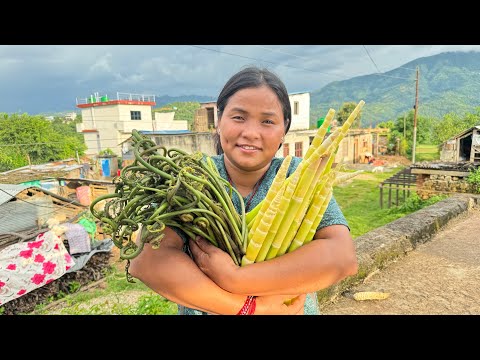 Lekali niuro ra tusako sup ra achaar🤤..10kg ghatayra dekhaune xu #siruthapamagar#villagelife#vlog