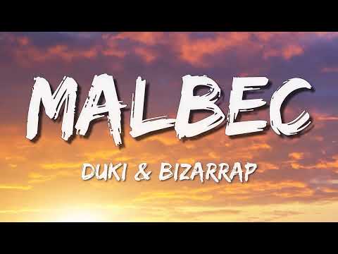 DUKI, Bizarrap - Malbec (Letra\Lyrics)