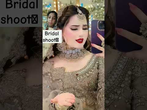 Bridal shoot🩷 #summerofshorts #youtube #rabeecakhan #shooting #kashees #makeup