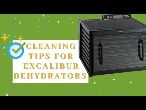 How to clean an Excalibur dehydrator