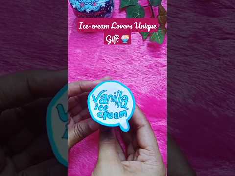 DIY✨cute✨Icecream gift idea🥺💕#creative #shorts #artandcraft #satisfying #giftideas #icecreamlover