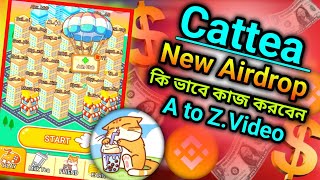 cattea airdrop। cattea new airdrop। cattea airdrop কি ভাবে কাজ করবেন। cattea game airdrop