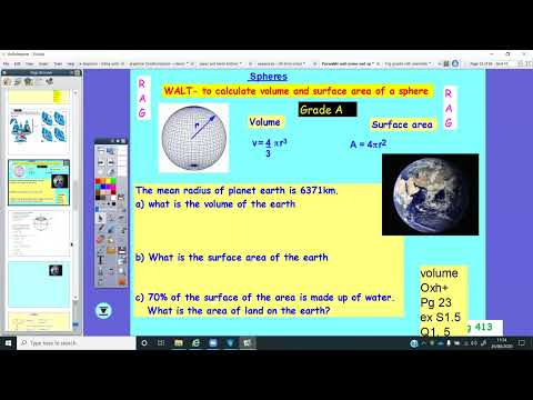 PMCD MATHS Teaching Volume and surface area of pyramids cones spheres and frustums