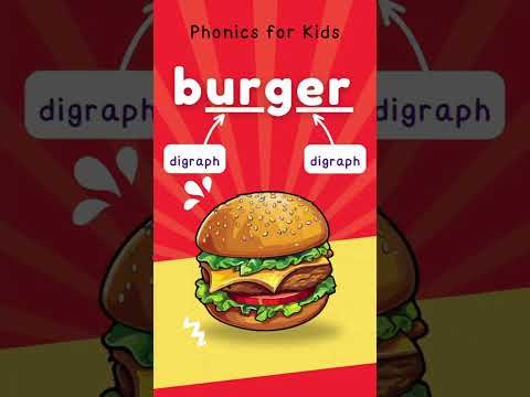 🔍 How many sounds can you hear in the word burger? 🍔#shorts