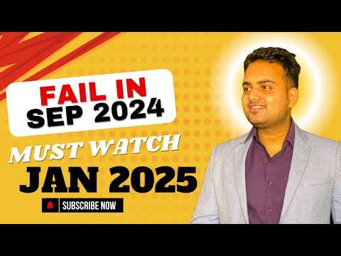 Must watch video if failed in ca inter September 2024 exam| Jan 2025 preparation.