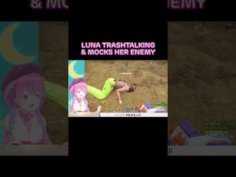 Luna called her enemy "SO WEAK!"  [ Hololive Clips English Sub Vertical Video ]