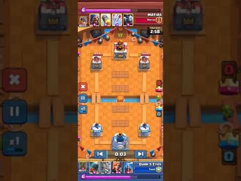 Justz4bun clash royale quick match thanks to Dark s Eyes