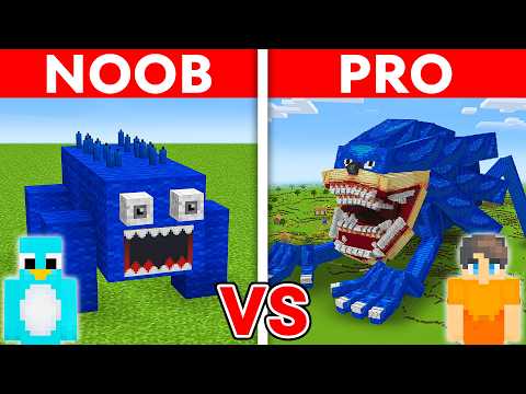 NOOB vs PRO: SHIN SONIC House Build Challenge in Minecraft